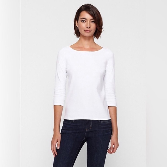 Eileen fisher white tee shirt Clearance